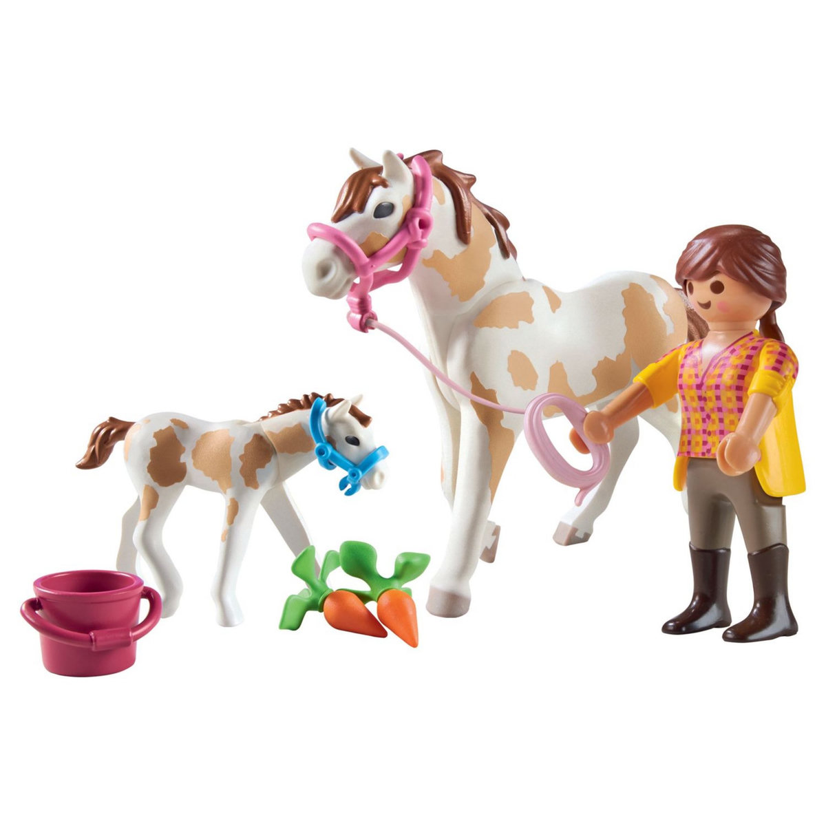 PLAYMOBIL 71243 Jument et poulain 