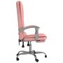 Voir la diapositive 4 : VIDAXL Fauteuil de massage inclinable de bureau Rose Similicuir