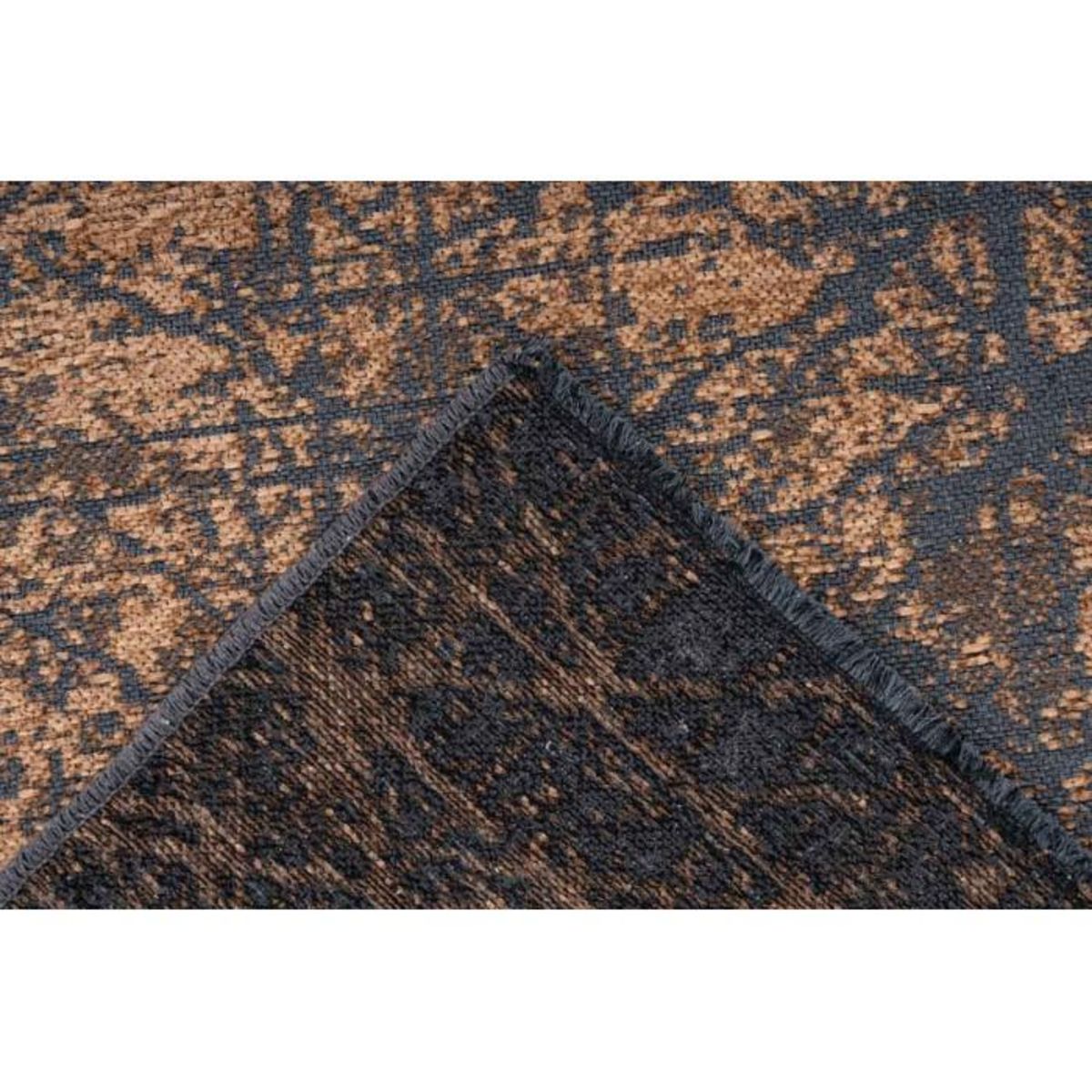 Paris Prix Tapis Tissé à Poils Courts Vintage  Kalevi  Jaune