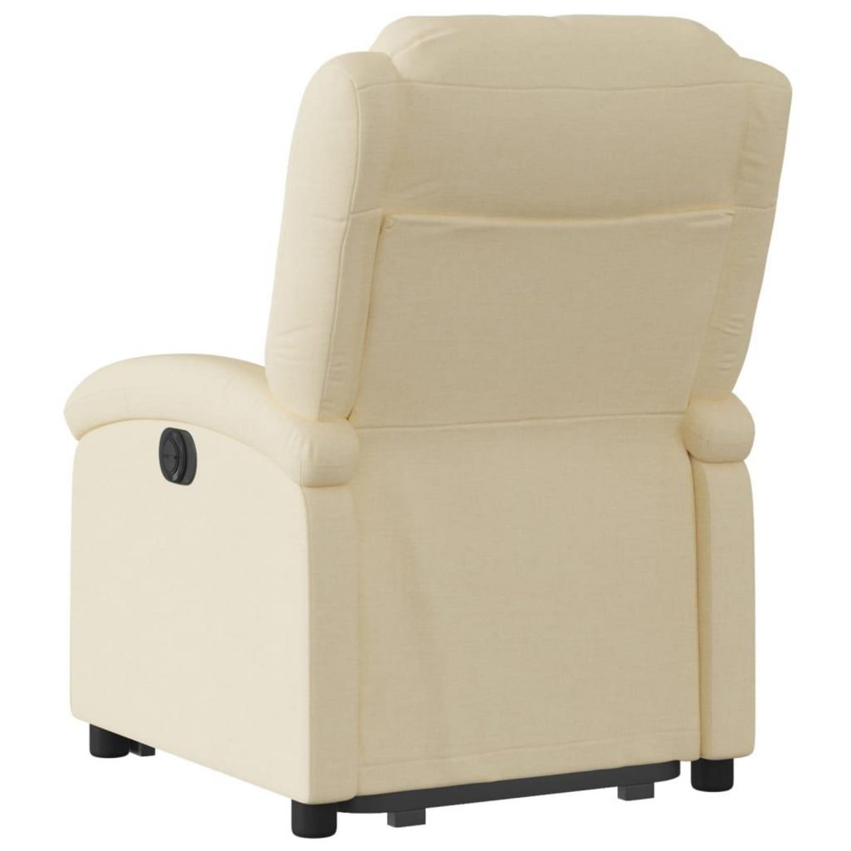 VIDAXL Fauteuil inclinable Creme Tissu
