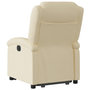 Voir la diapositive 5 : VIDAXL Fauteuil inclinable Creme Tissu