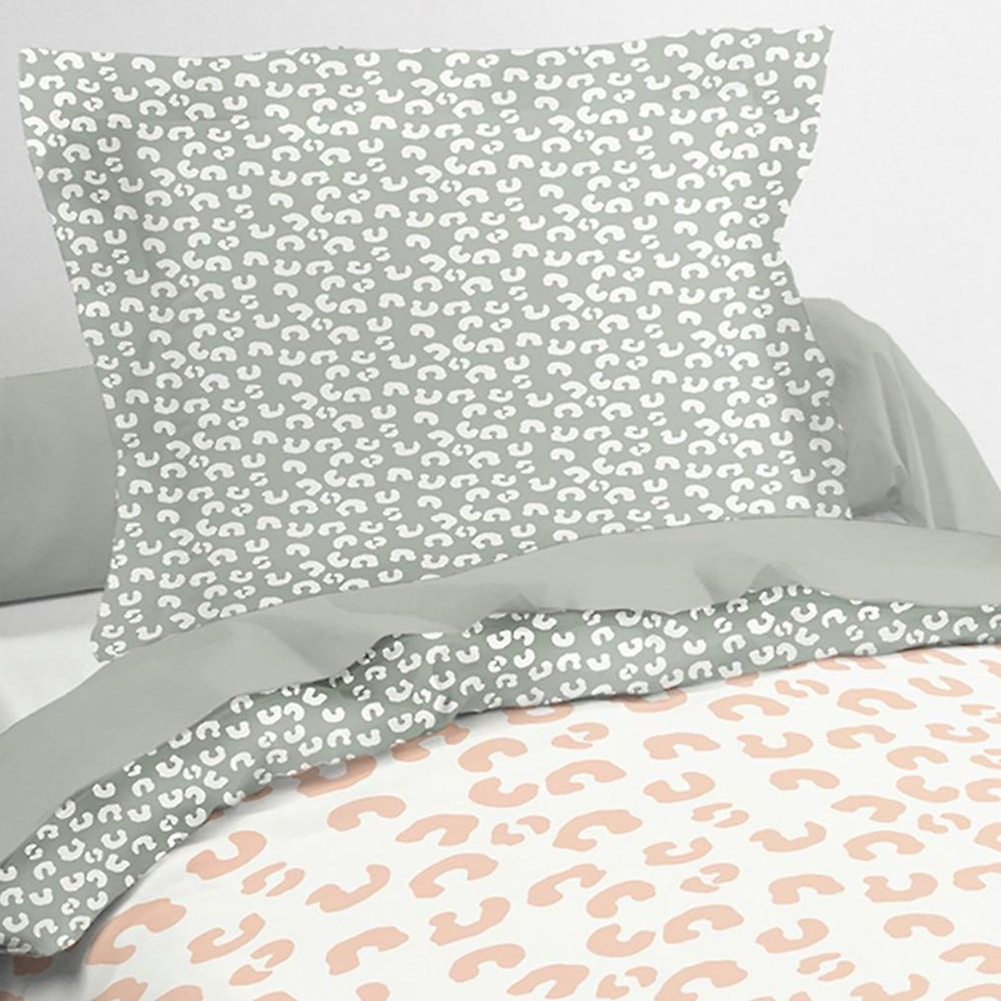 Voir la diapositive 2 : Home collection Parure housse de couette 140x200cm 100%coton 57fils happy 1.18