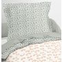 Voir la diapositive 2 : Home collection Parure housse de couette 140x200cm 100%coton 57fils happy 1.18