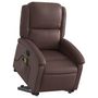 Voir la diapositive 3 : VIDAXL Fauteuil inclinable de massage Marron Similicuir