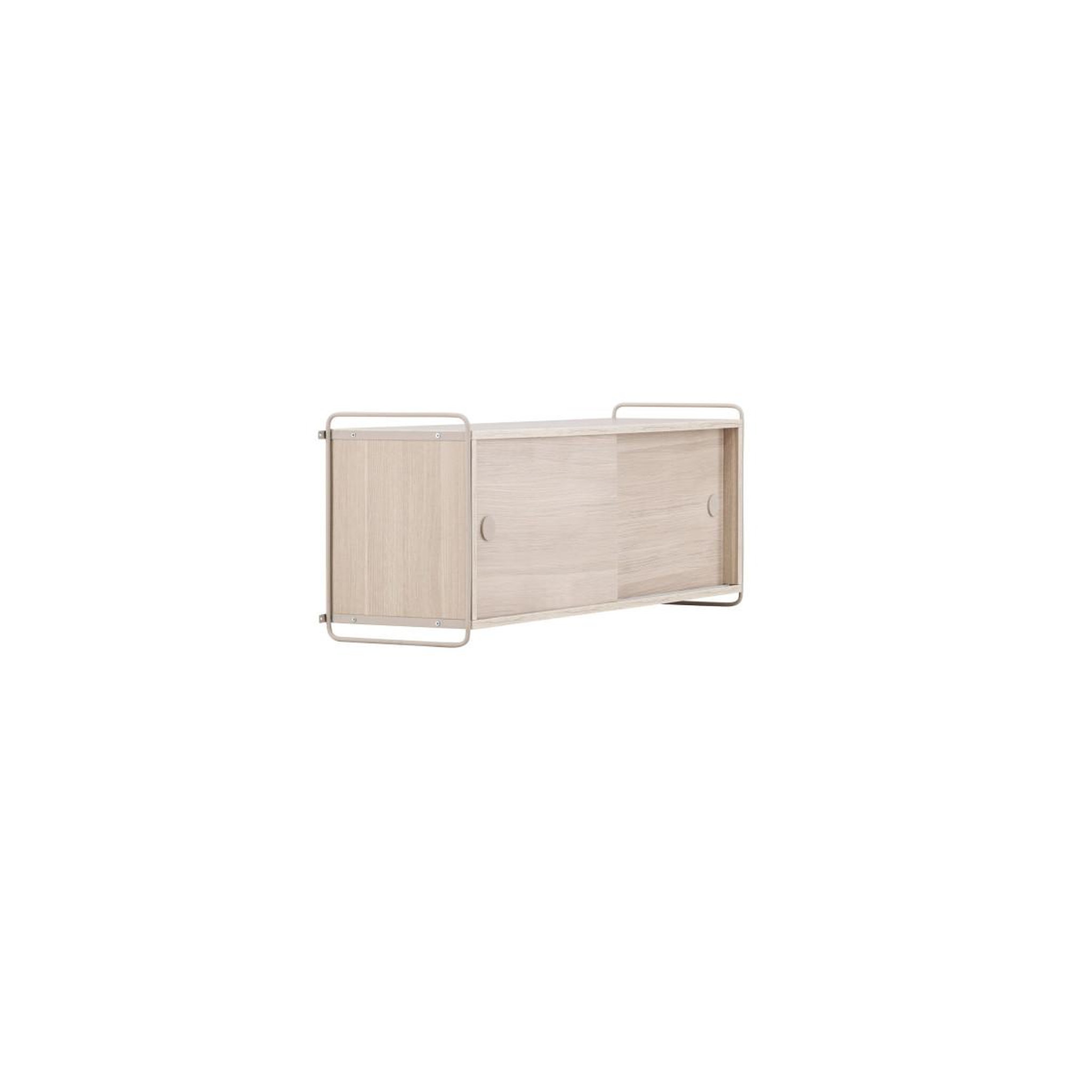 Voir la diapositive 3 : Paris Prix Étagère murale 2 portes  paris  122cm naturel