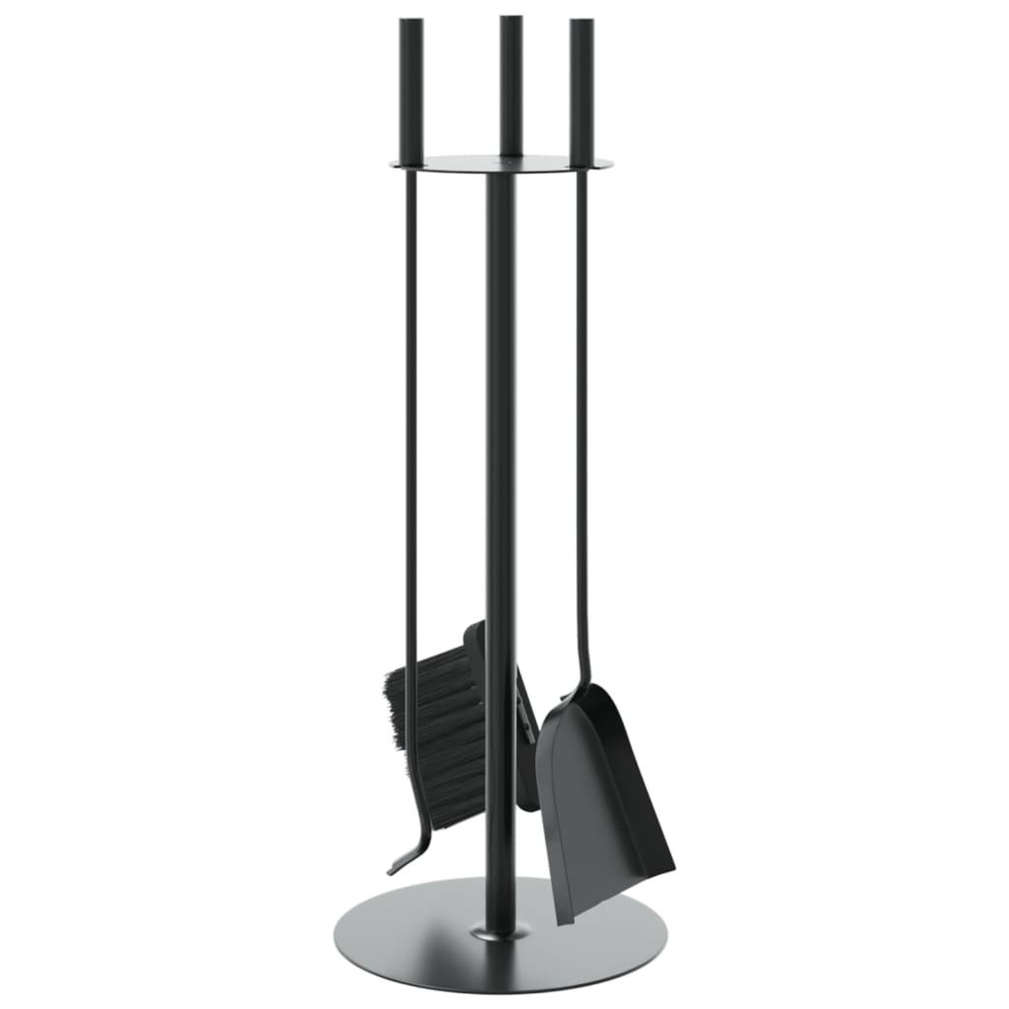 Voir la diapositive 5 : VIDAXL Set d'outils de cheminee 4 pcs 22x59 cm acier