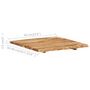 Voir la diapositive 3 : VIDAXL Dessus de table Bois d'acacia massif 58x(50-60)x2,5 cm