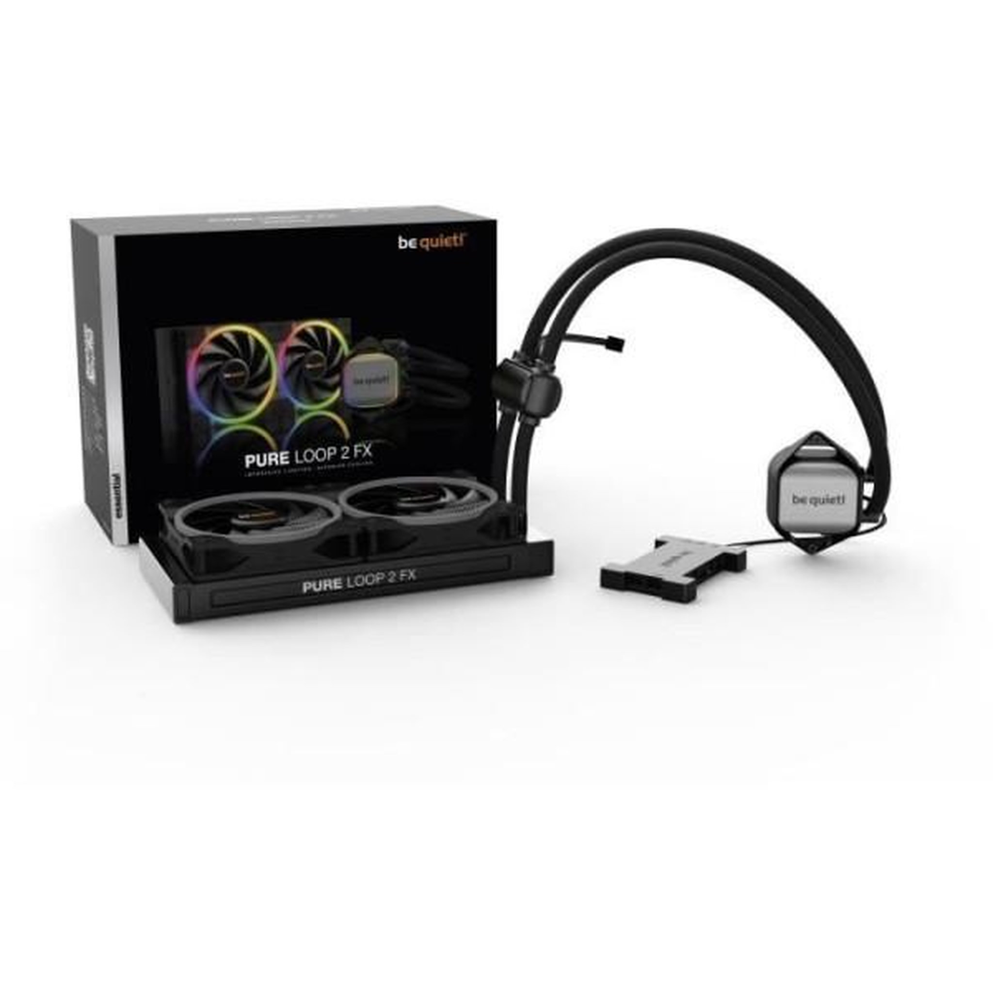 Voir la diapositive 4 : BE QUIET Be quiet! - Watercooling - BW013 Pure Loop 2 FX - 240 mm