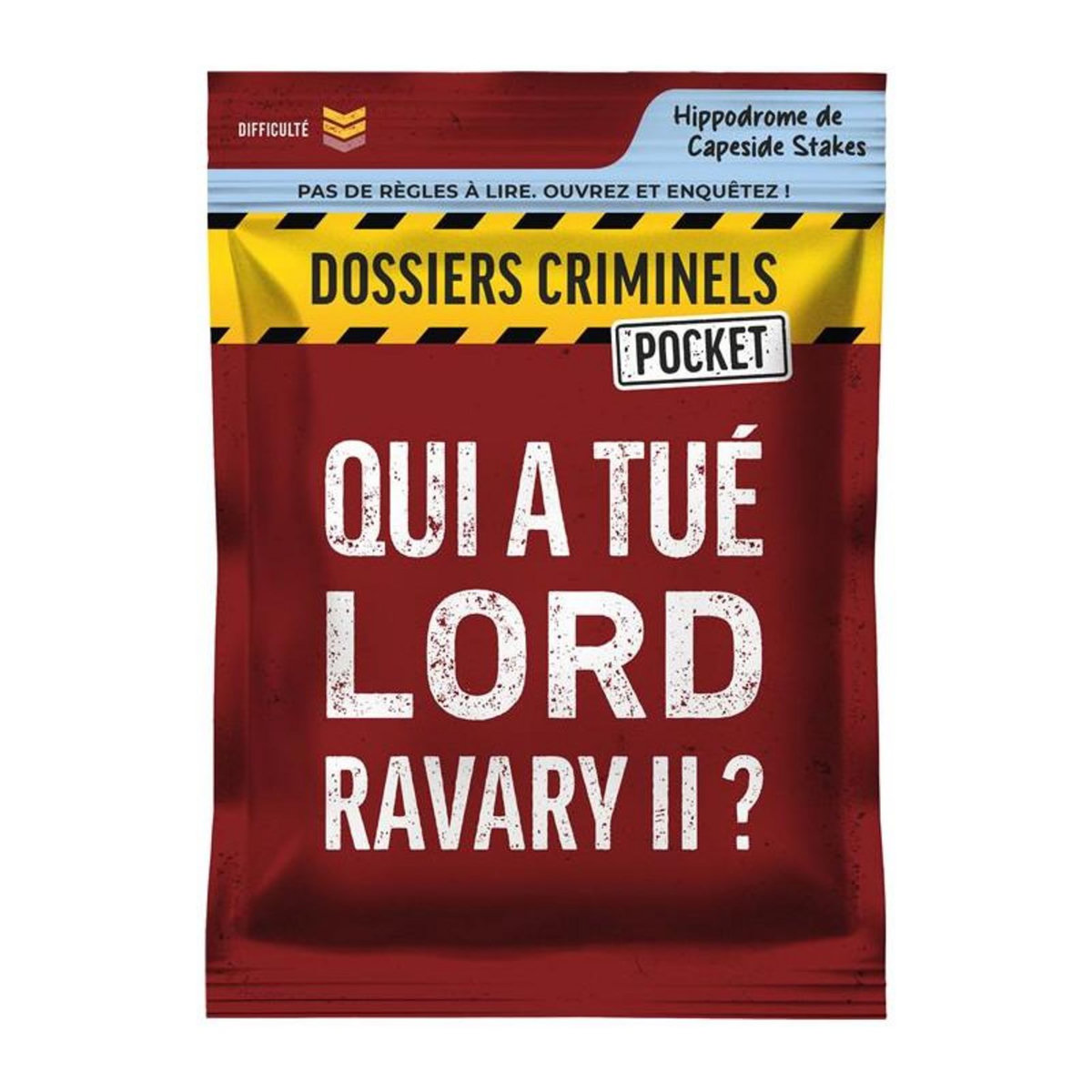 Asmodee Jeu d enquête Asmodee Dossiers Criminels Pocket 2 Qui a tué Lord Ravary II ?