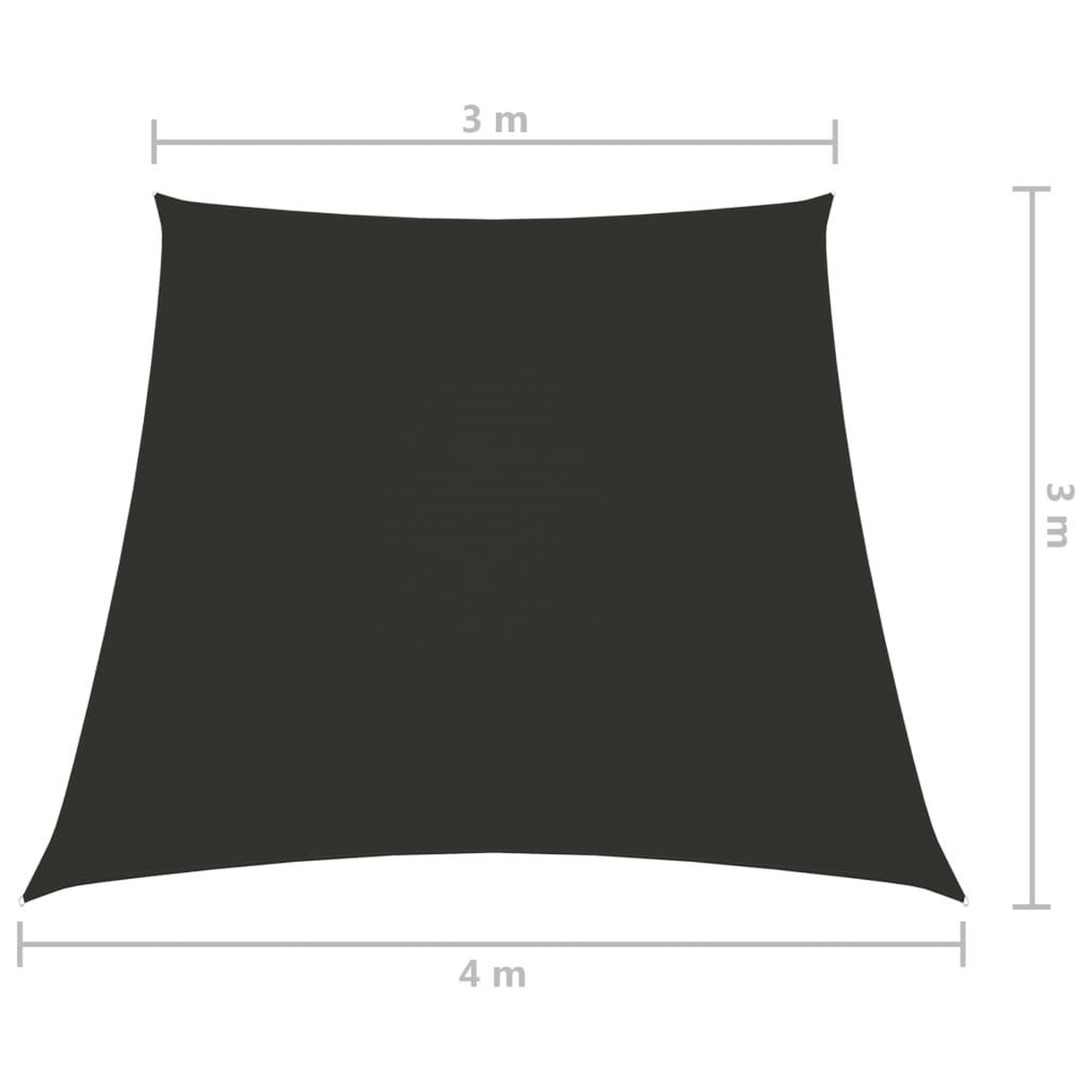 Voir la diapositive 6 : VIDAXL Voile de parasol Tissu Oxford trapeze 3/4x3 m Anthracite