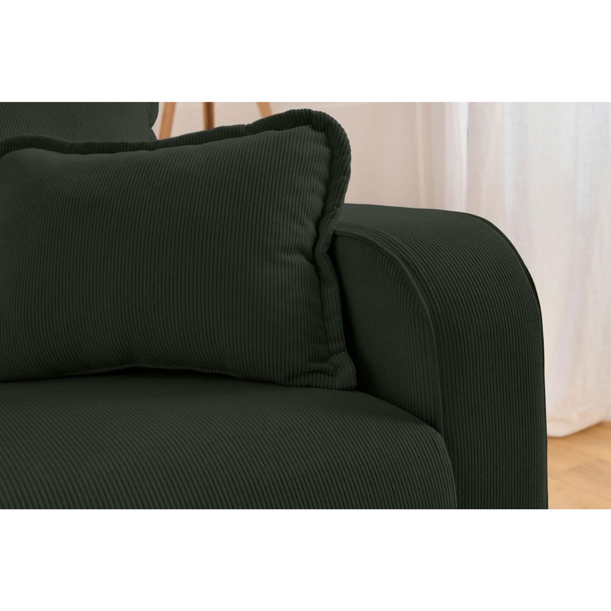 LISA DESIGN Albane - canapé 3 places - en velours côtelé