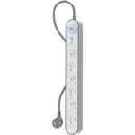 FORCE POWER Parafoudre 6 prises 800J 1.5m EU