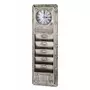 Paris Prix Tableau Mémo & Horloge Vintage  Matter  120cm Anthracite
