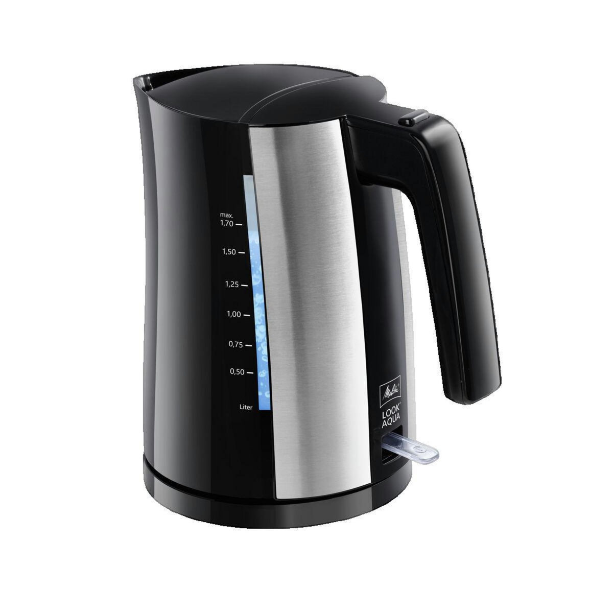 Melitta Bouilloire Melitta Look Aqua 1,7 l Noir et acier inoxydable