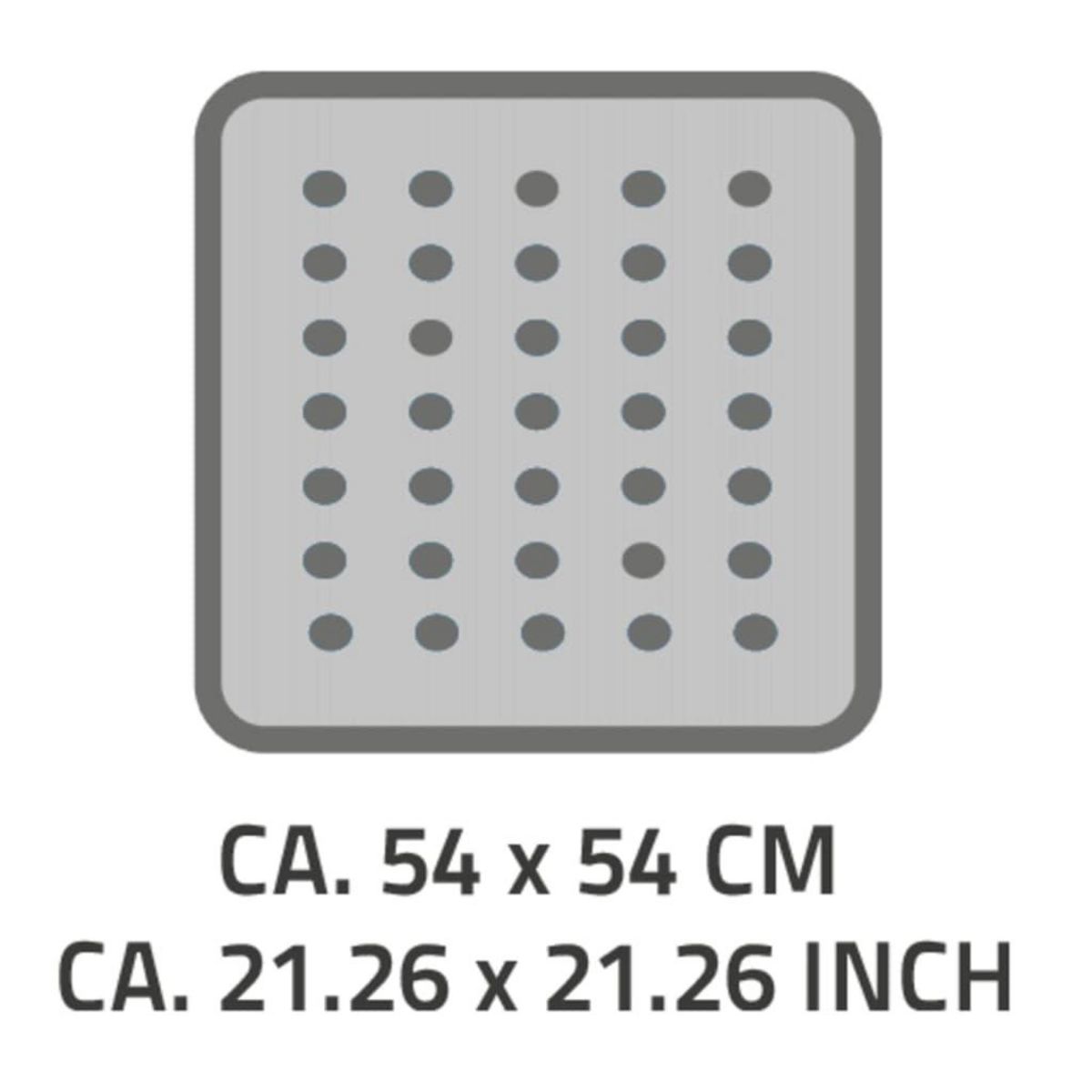 RIDDER RIDDER Tapis de douche Helgoland 54x54 cm blanc et bleu