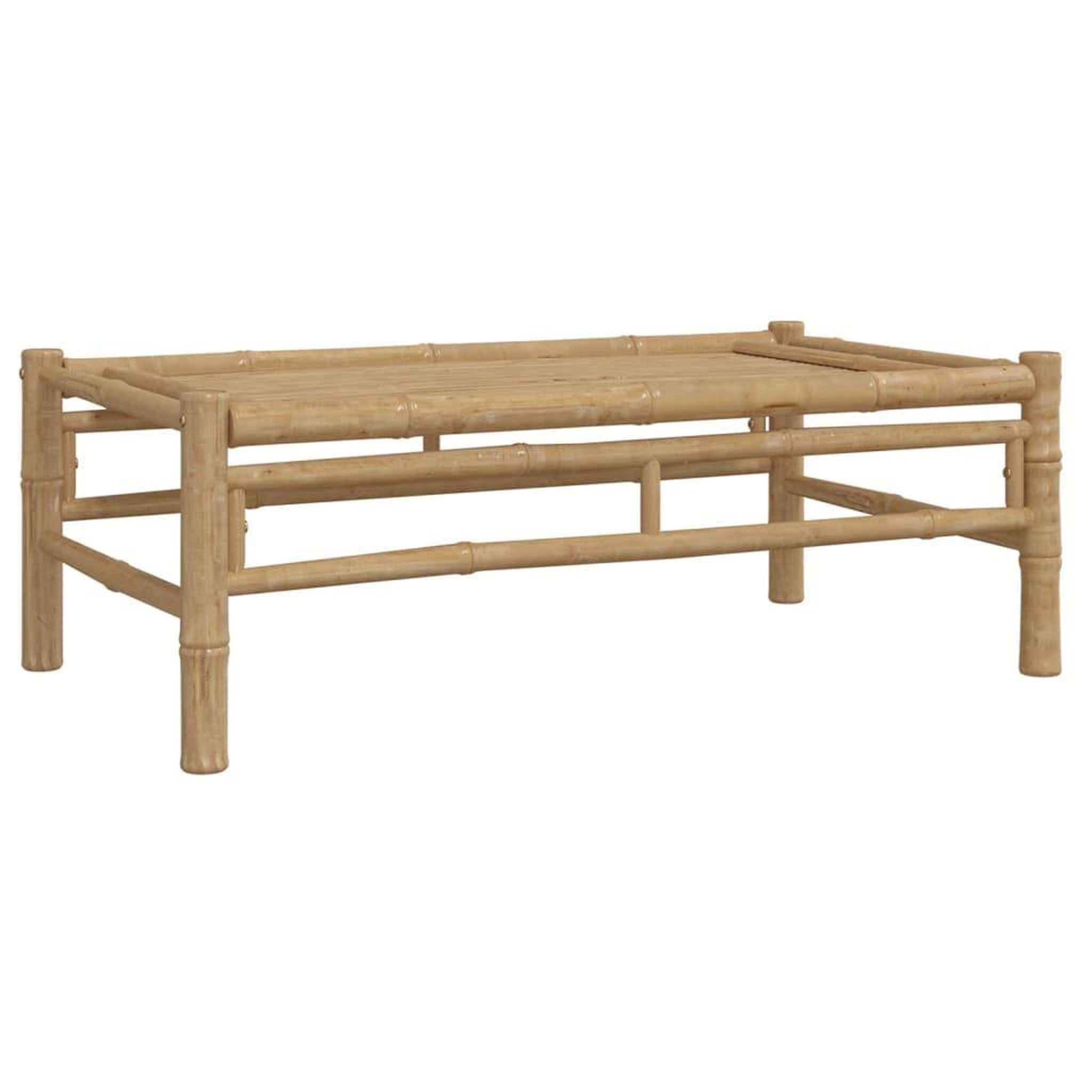 Voir la diapositive 5 : VIDAXL Salon de jardin 3 pcs avec coussins gris fonce bambou