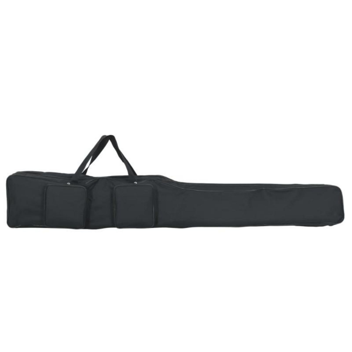 VIDAXL Sac de canne à pêche noir 160 cm tissu oxford