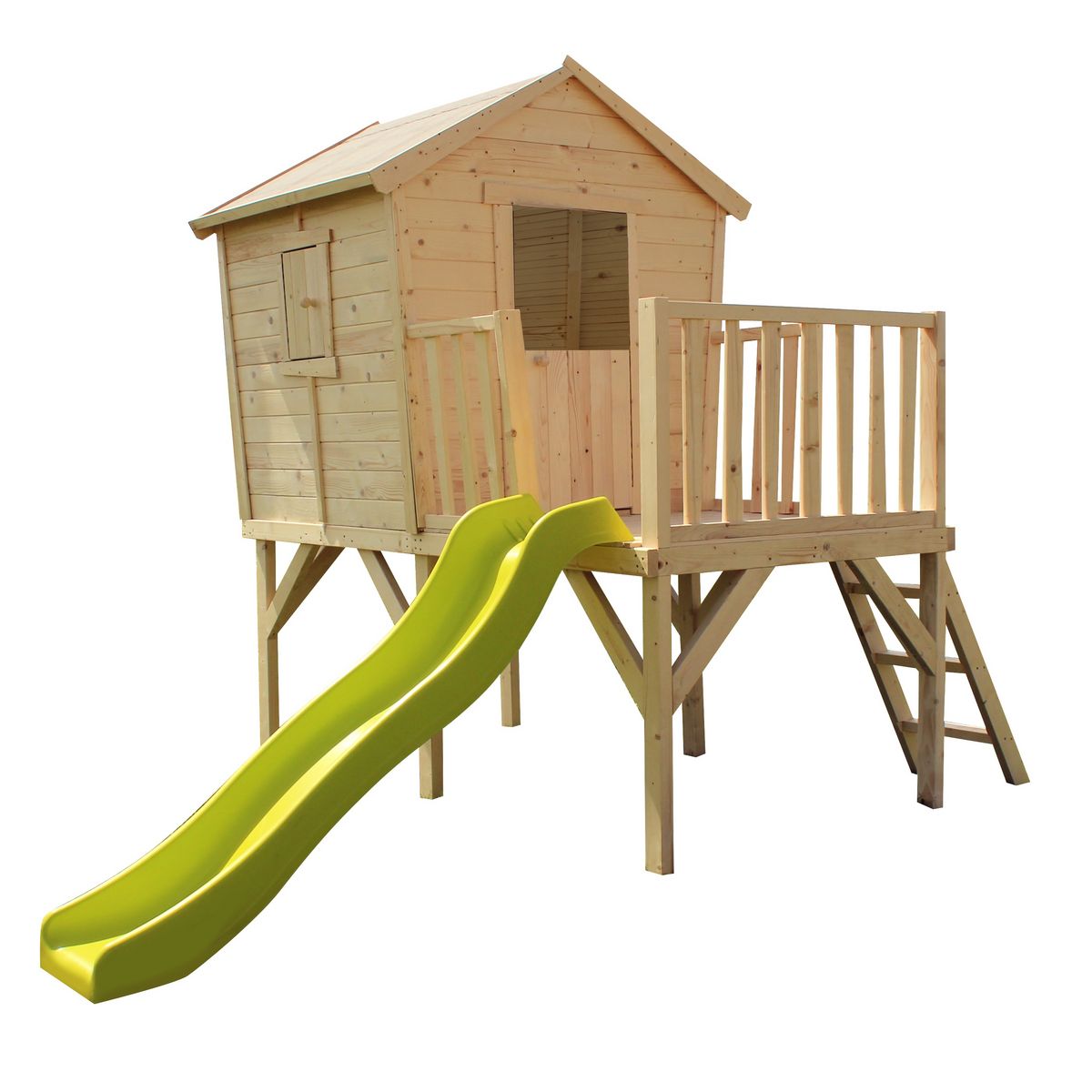 Soulet Maison enfant MORGANE avec pilotis et toboggan