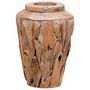 Voir la diapositive 3 : VIDAXL Vase de decoration 40 x 60 cm Bois de teck solide