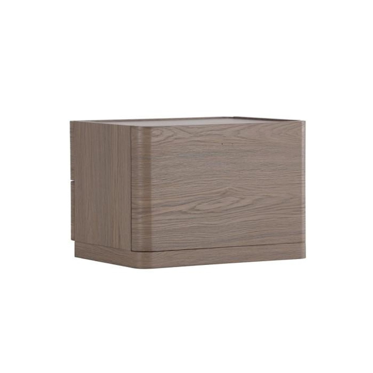 Paris Prix Table de Chevet 2 Tiroirs  Noble  50cm Moka