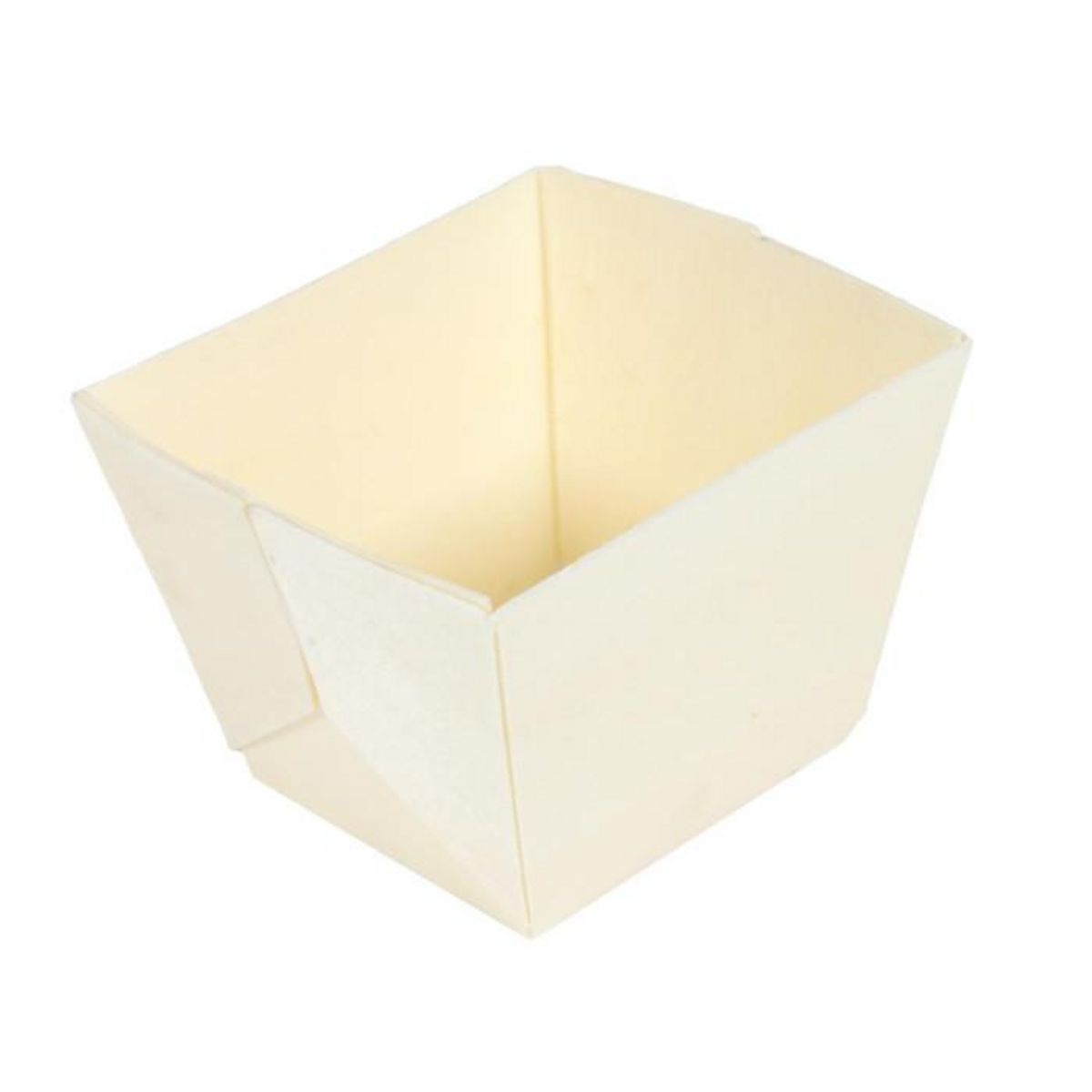 Paris Prix Lot de 6 Barquettes Carton  Snacking  7cm Naturel