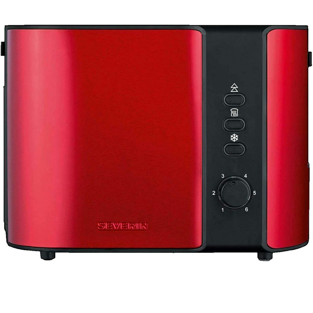 SEVERIN Grille pain Severin 2 tranches rouge métallisé