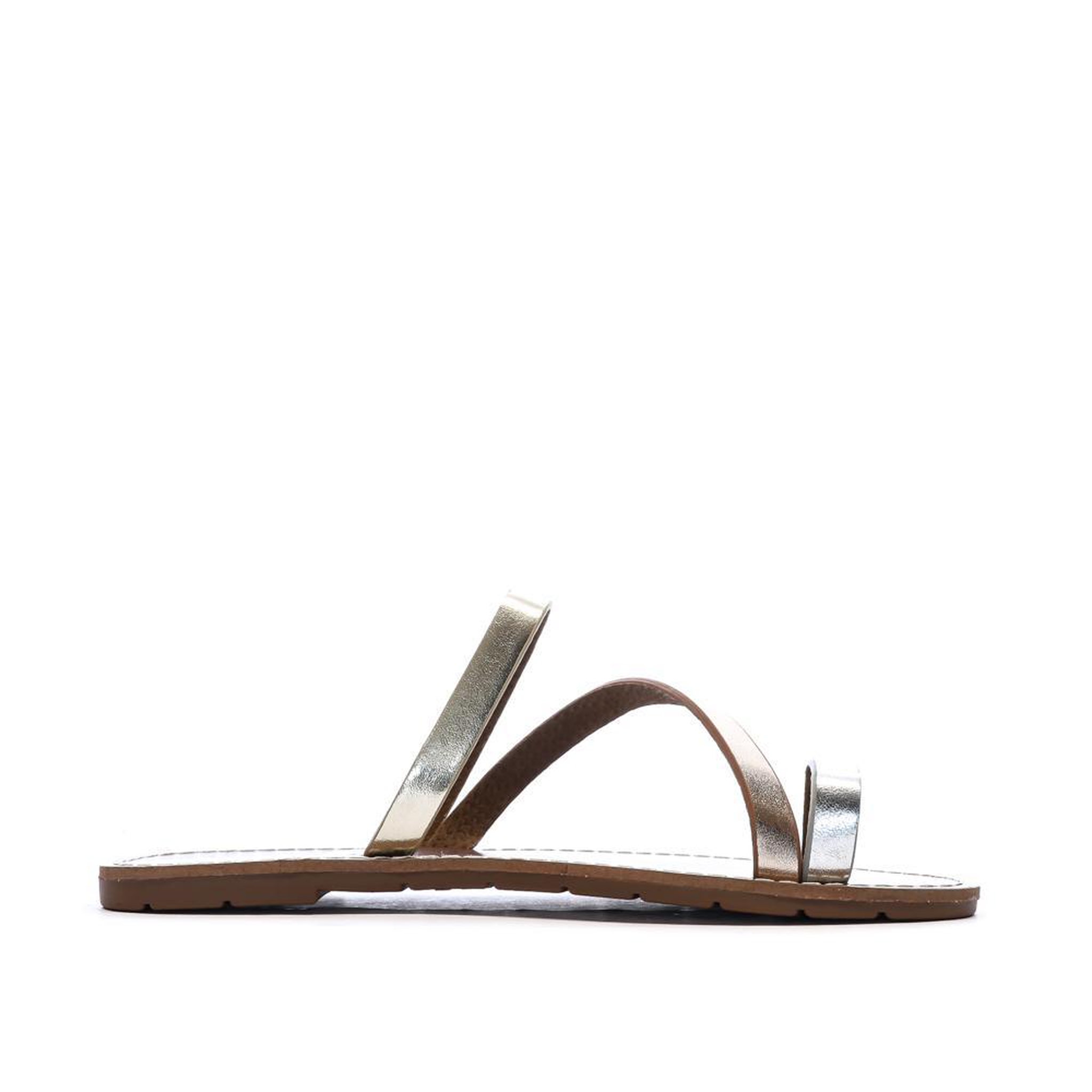 Voir la diapositive 2 : CHATTAWAK Sandales Or/Cuivre/Argent Femme Chattawak Summer Metal