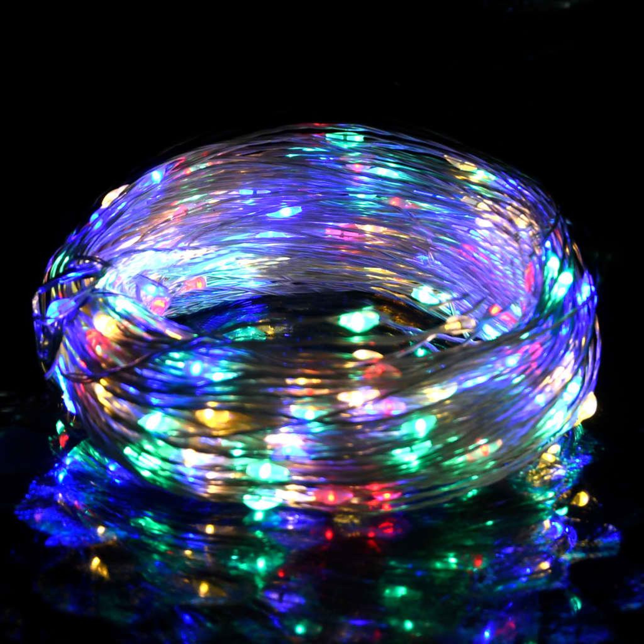 Voir la diapositive 2 : VIDAXL Guirlande LED avec 300 LED Multicolore 30 m
