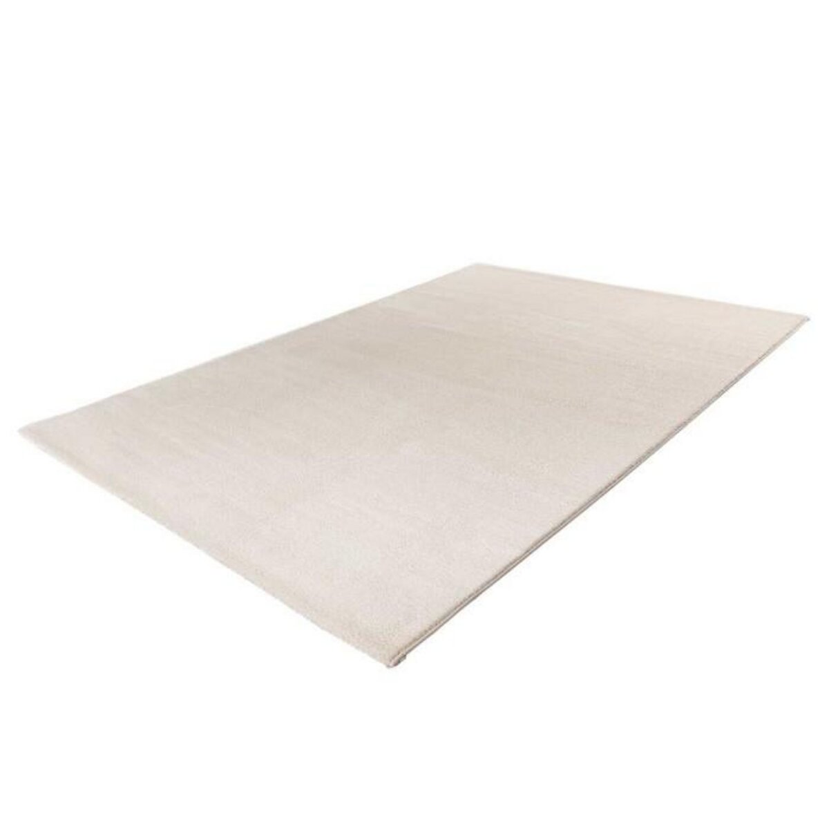 Paris Prix Tapis Tissé Shaggy à Poils Longs  Nila  Ivoire