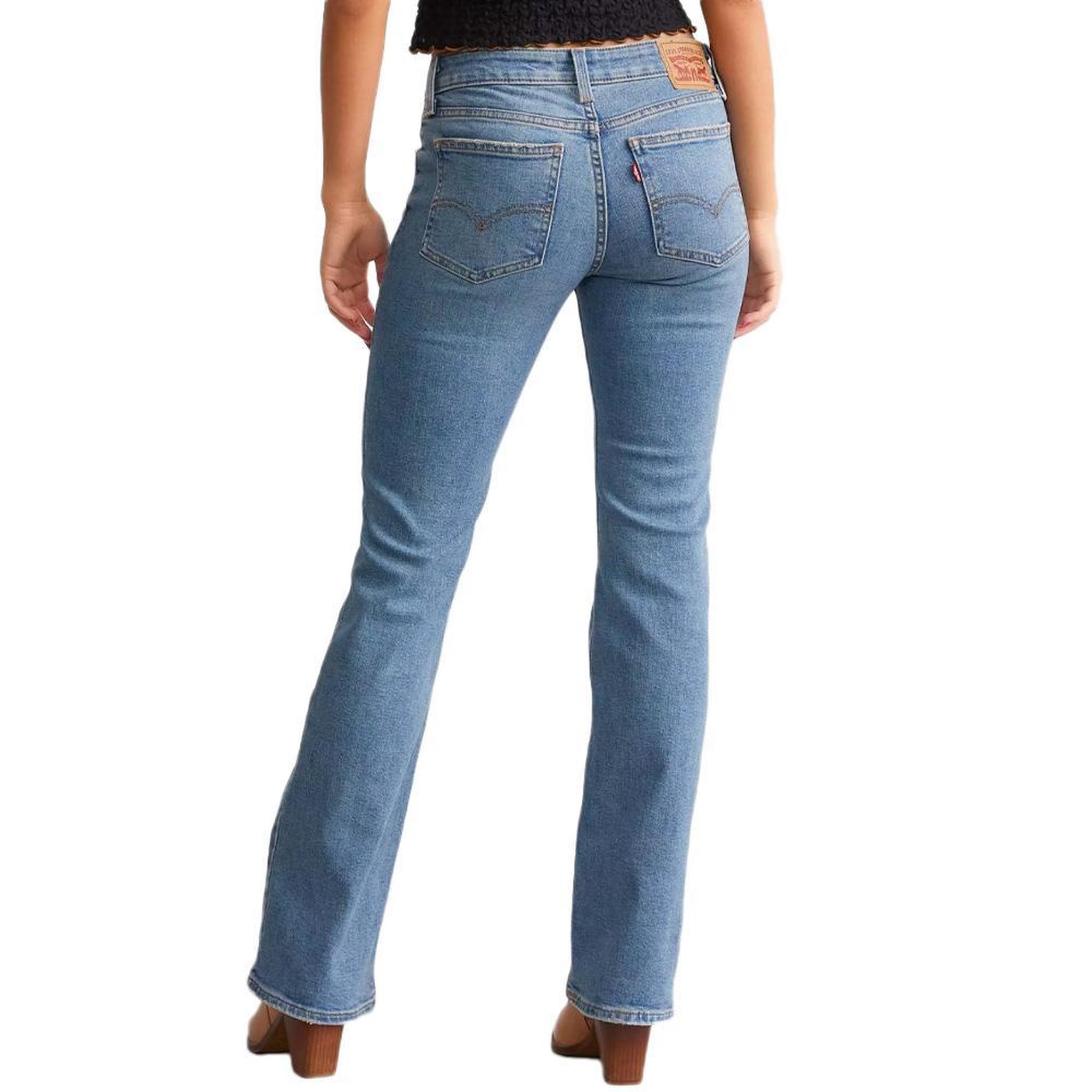 Voir la diapositive 2 : Levi's Jean Bleu Clair Femme Levi's Superlow
