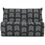Voir la diapositive 1 : MARKET24 Banquette BZ COMFORT BULTEX - Tissu chevrons - Couchage 138 x 188 x 12 cm - BECCI