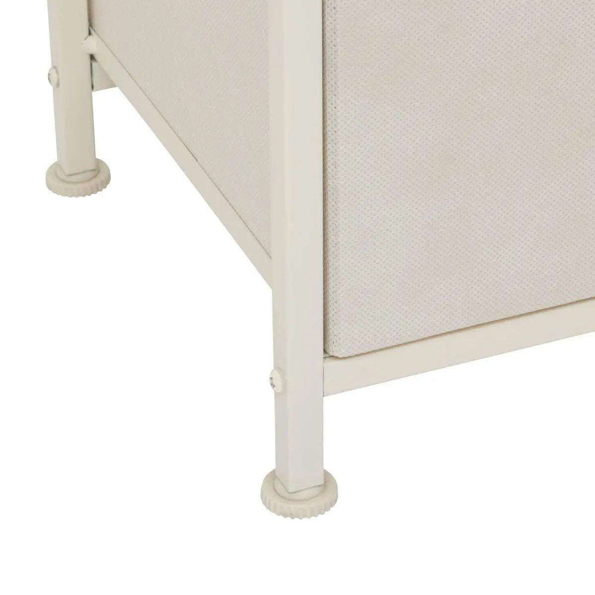 FIVE Table de Chevet 2 Tiroirs  Tissa  51cm Beige