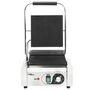 Voir la diapositive 4 : VIDAXL Grill pour panini rainuré Acier inoxydable 1800 W 31x30,5x20 cm