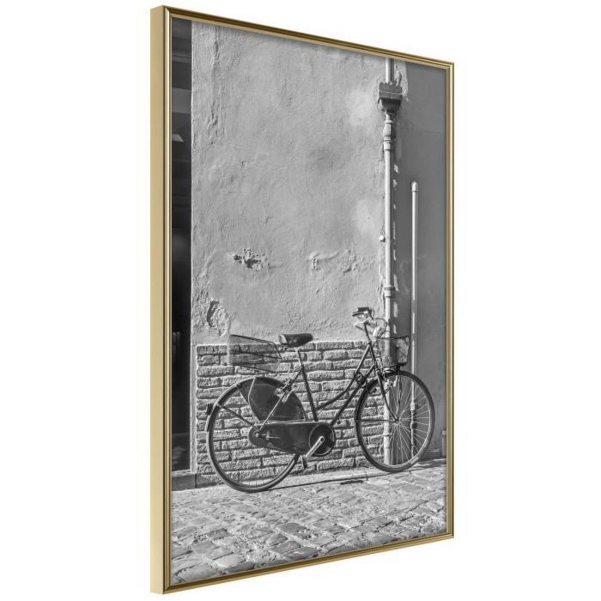 Paris Prix Affiche Murale Encadrée  Bicycle with Black Tires