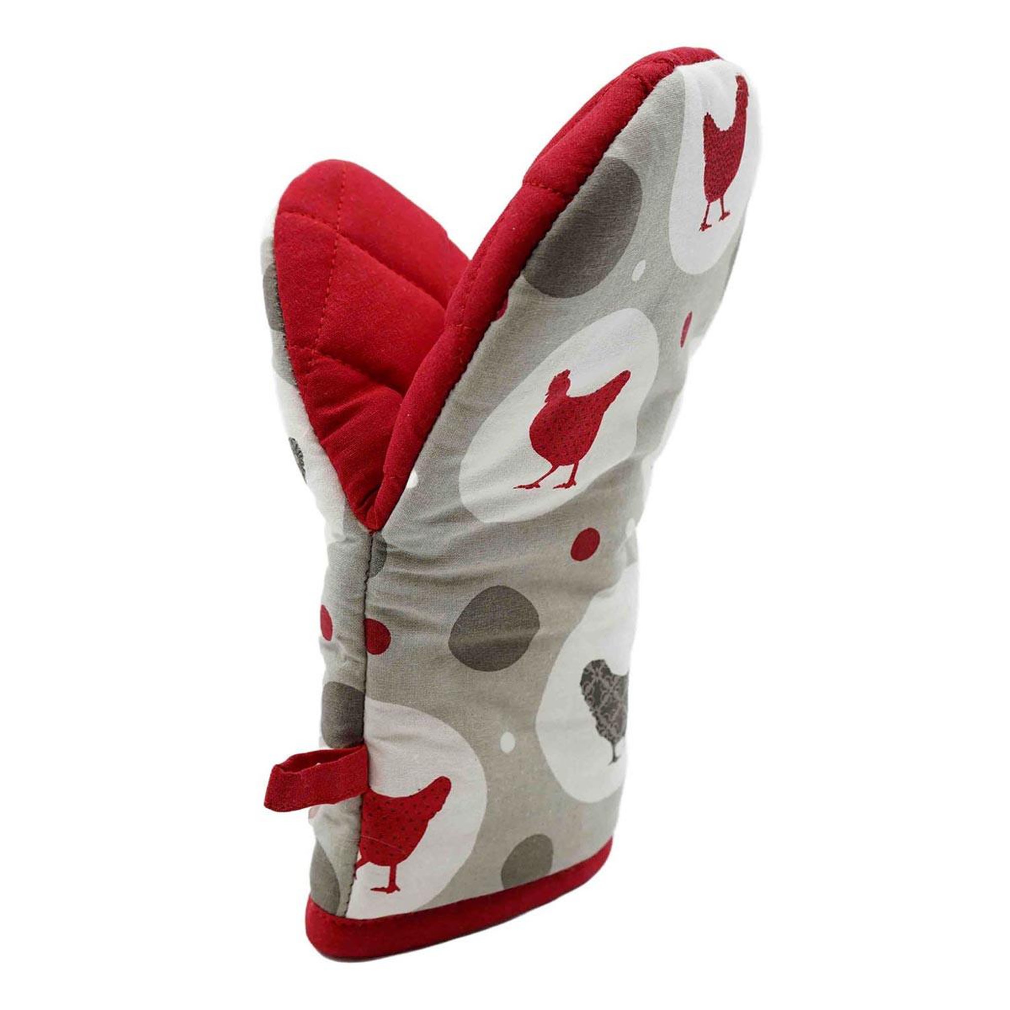 Douceur d'Intérieur Gant de cuisine à pince  suzette  24cm rouge