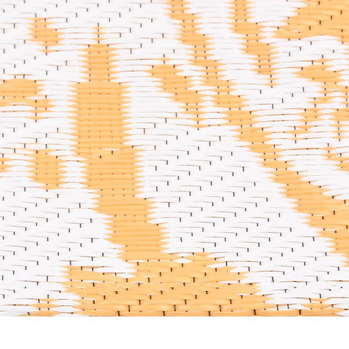 VIDAXL Tapis d'exterieur ARAKIL jaune 140 x 200 cm PP