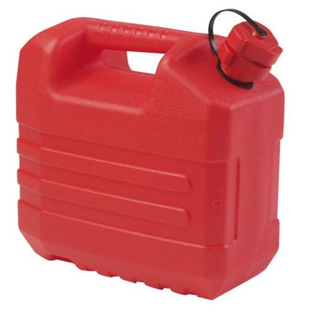 Eda Jerrican hydrocarbure 10l avec bouchon verseur rouge - 10161