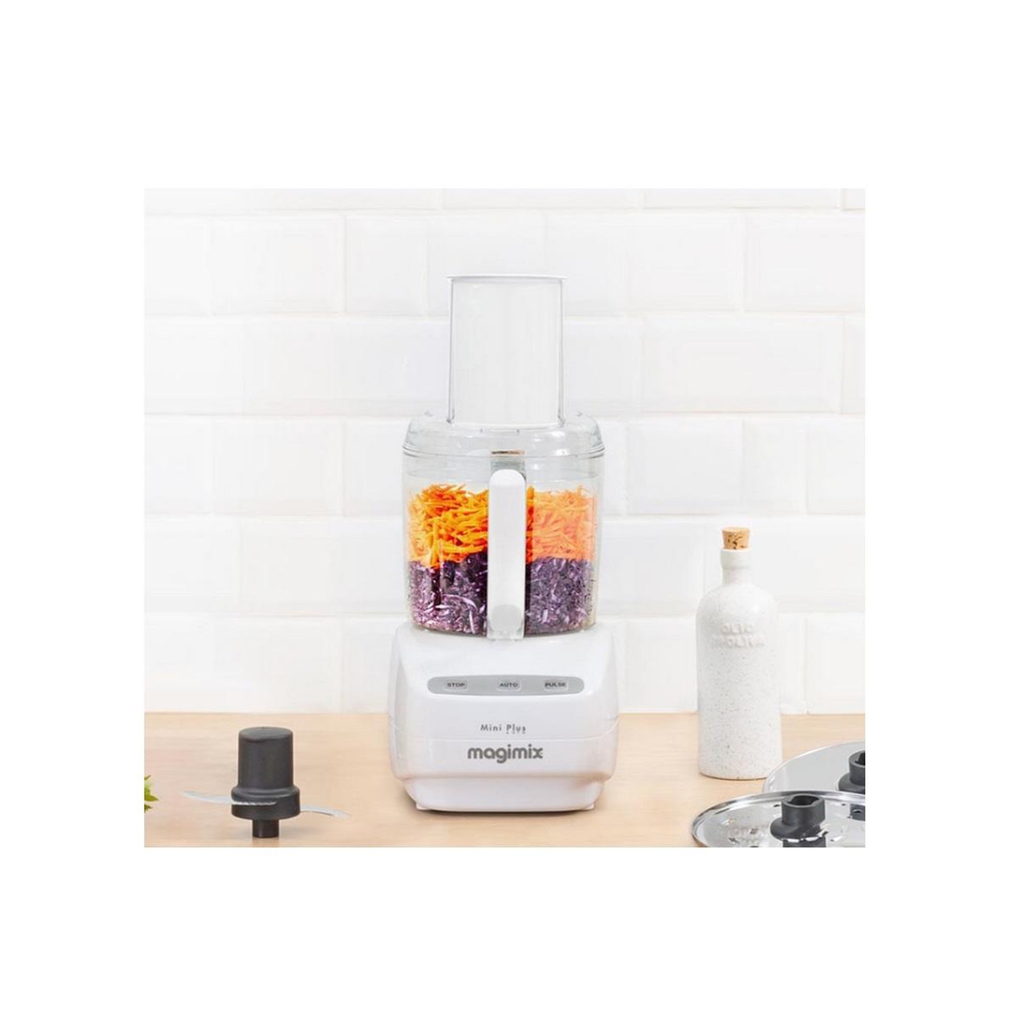Voir la diapositive 4 : MAGIMIX Robot multifonctions 1.7l 400w blanc - 18250F