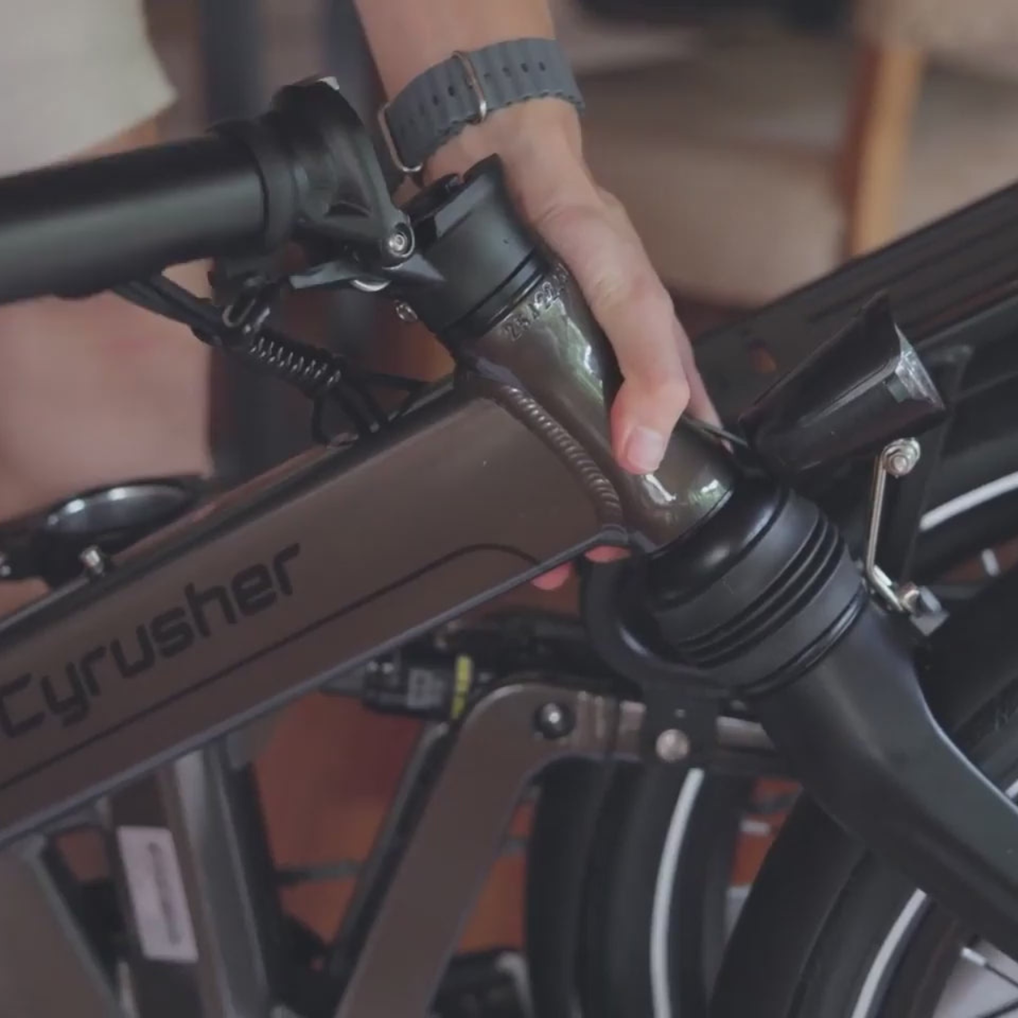 Voir la diapositive 3 : CYRUSHER Vélo électrique pliable Cyrusher Sonder