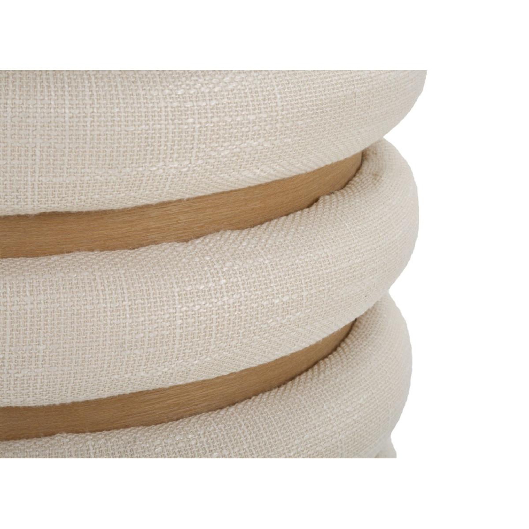 Voir la diapositive 4 : Paris Prix Pouf avec rangement  damasco  42cm beige