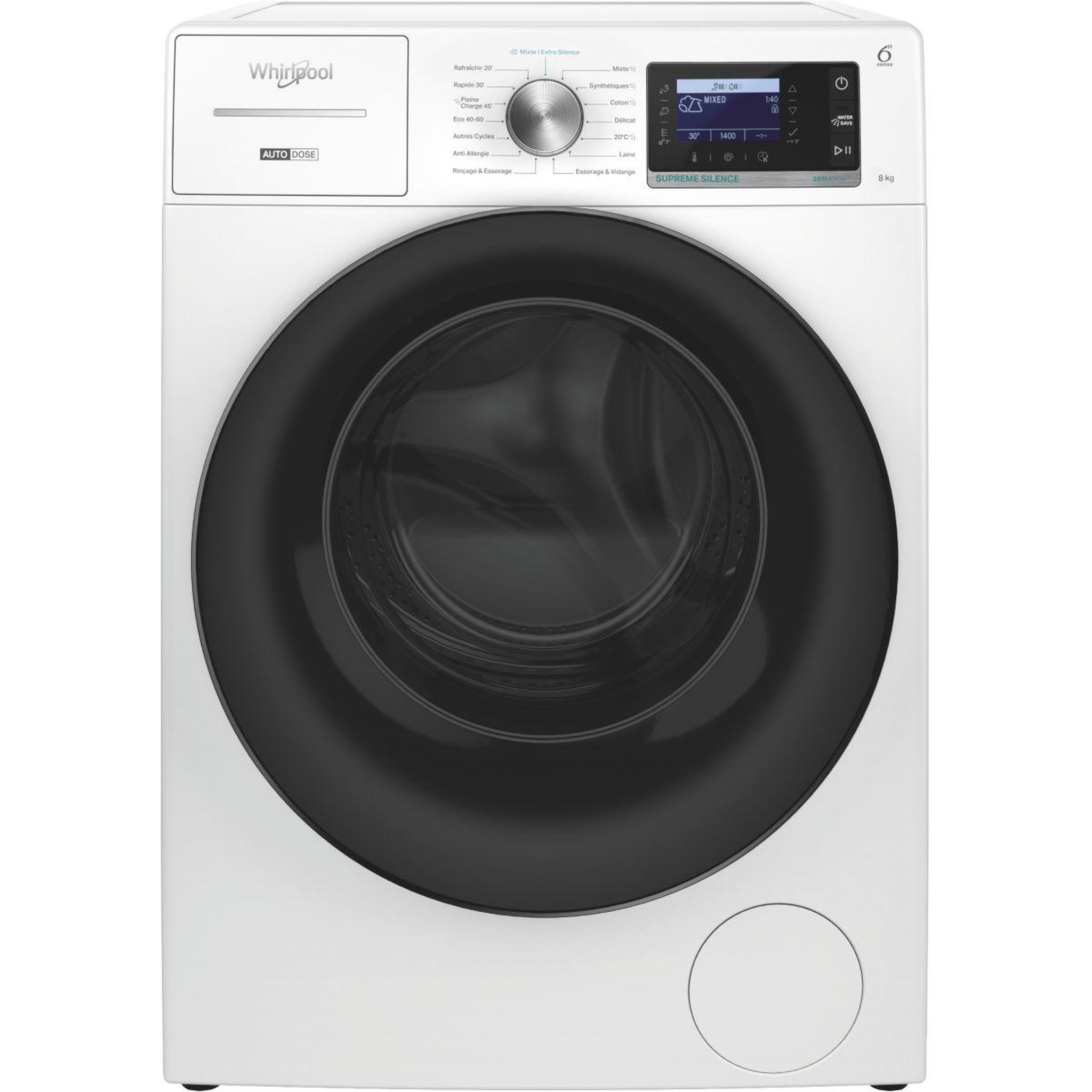 Whirlpool Lave linge hublot w8x89adsilencefr