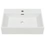 Voir la diapositive 3 : VIDAXL Vasque avec trou de robinet en ceramique Blanc 60,5x42,5x14,5cm