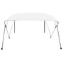 Voir la diapositive 2 : VIDAXL Auvent bimini a 4 arceaux Blanc 243x196x137 cm