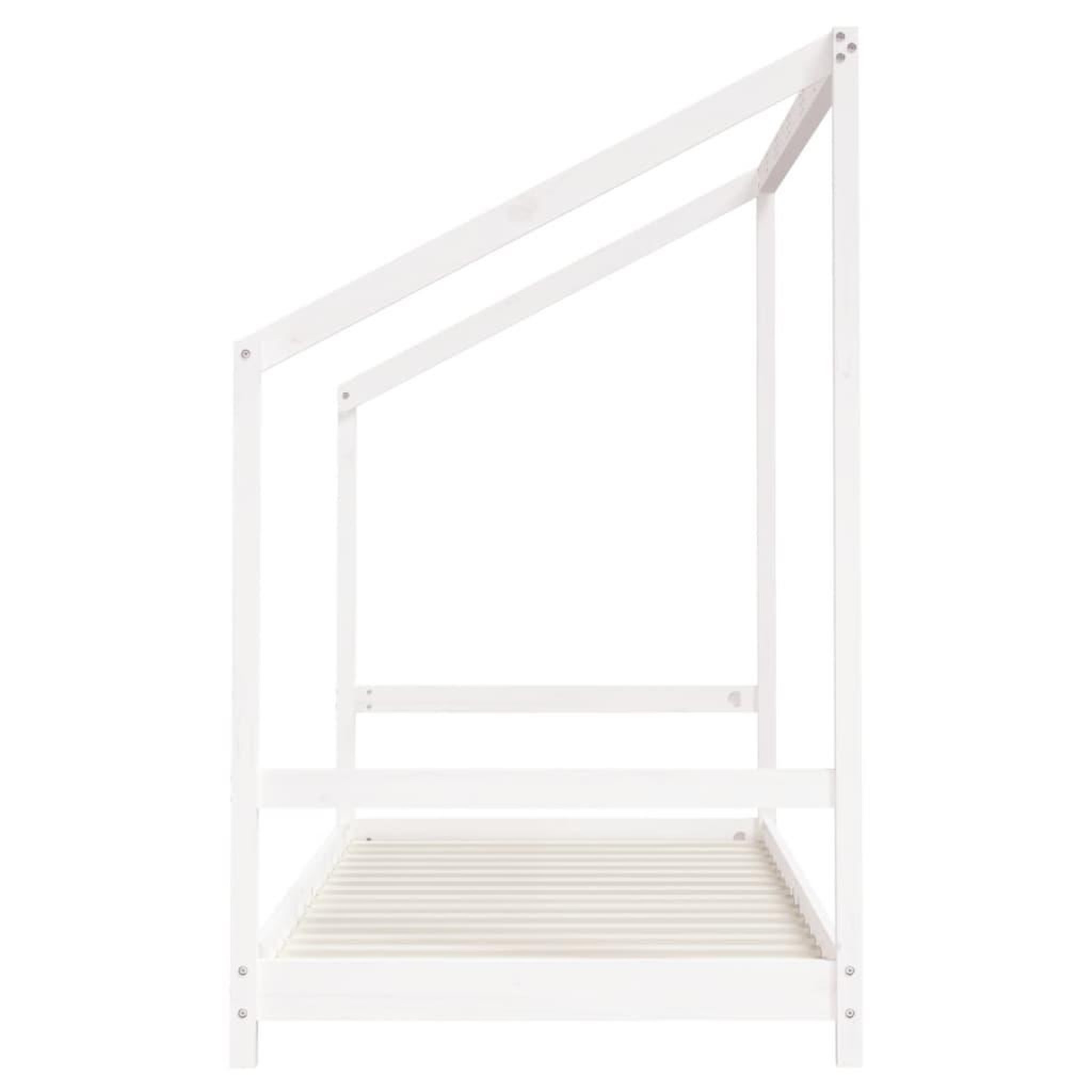 Voir la diapositive 5 : VIDAXL Cadre de lit pour enfants blanc 90x190 cm bois de pin massif