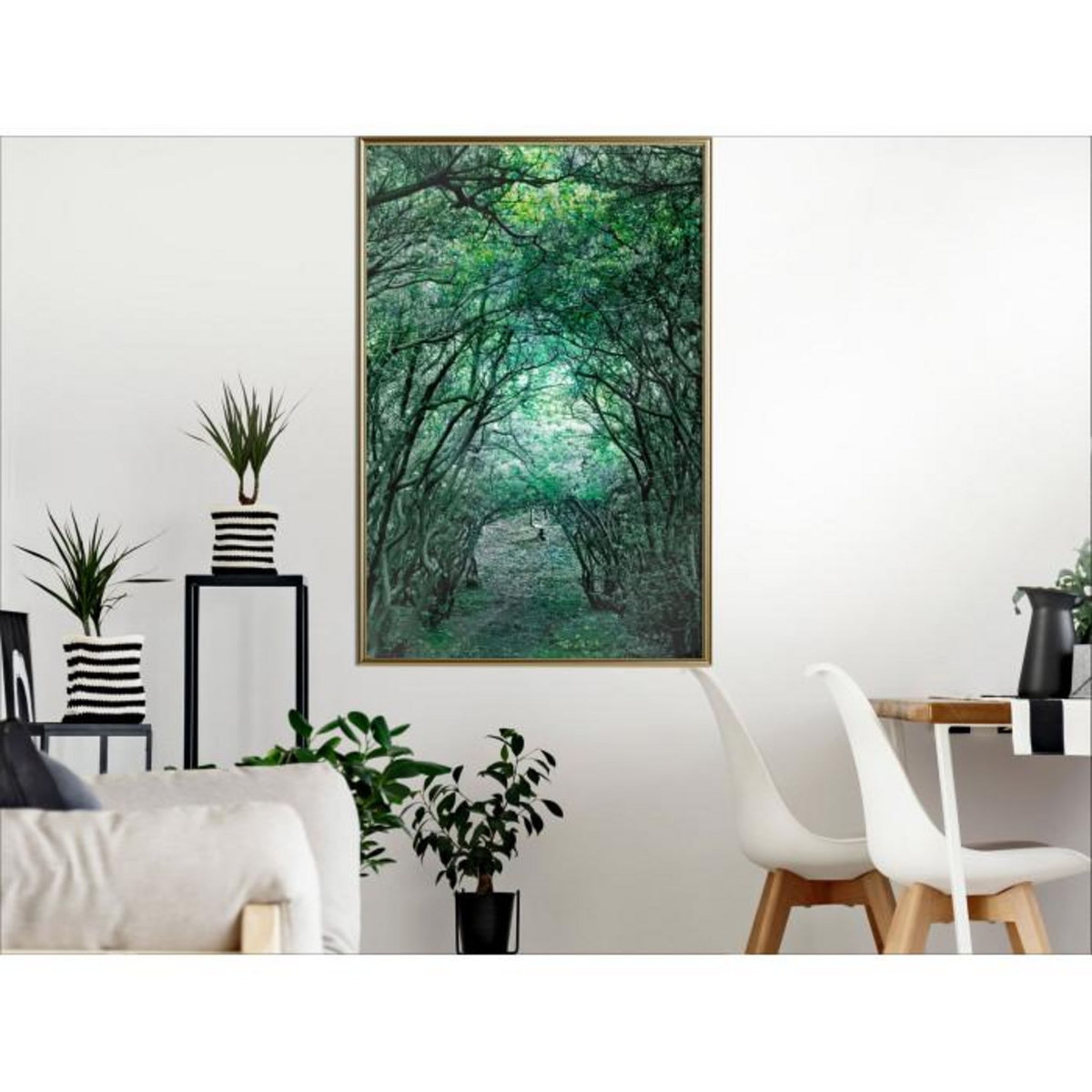Paris Prix Affiche Murale Encadrée  Tree Tunnel