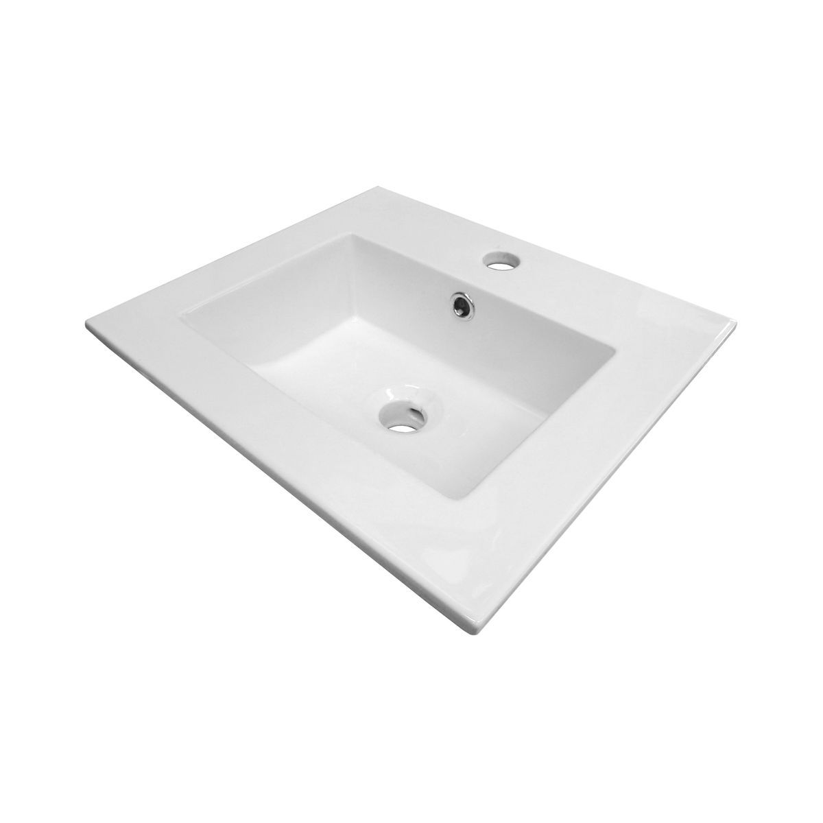 ONDEE KIO Plan vasque 45x40cm BLANC