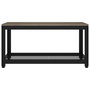 Voir la diapositive 3 : VIDAXL Table basse Gris et noir 90x45x45 cm MDF et fer