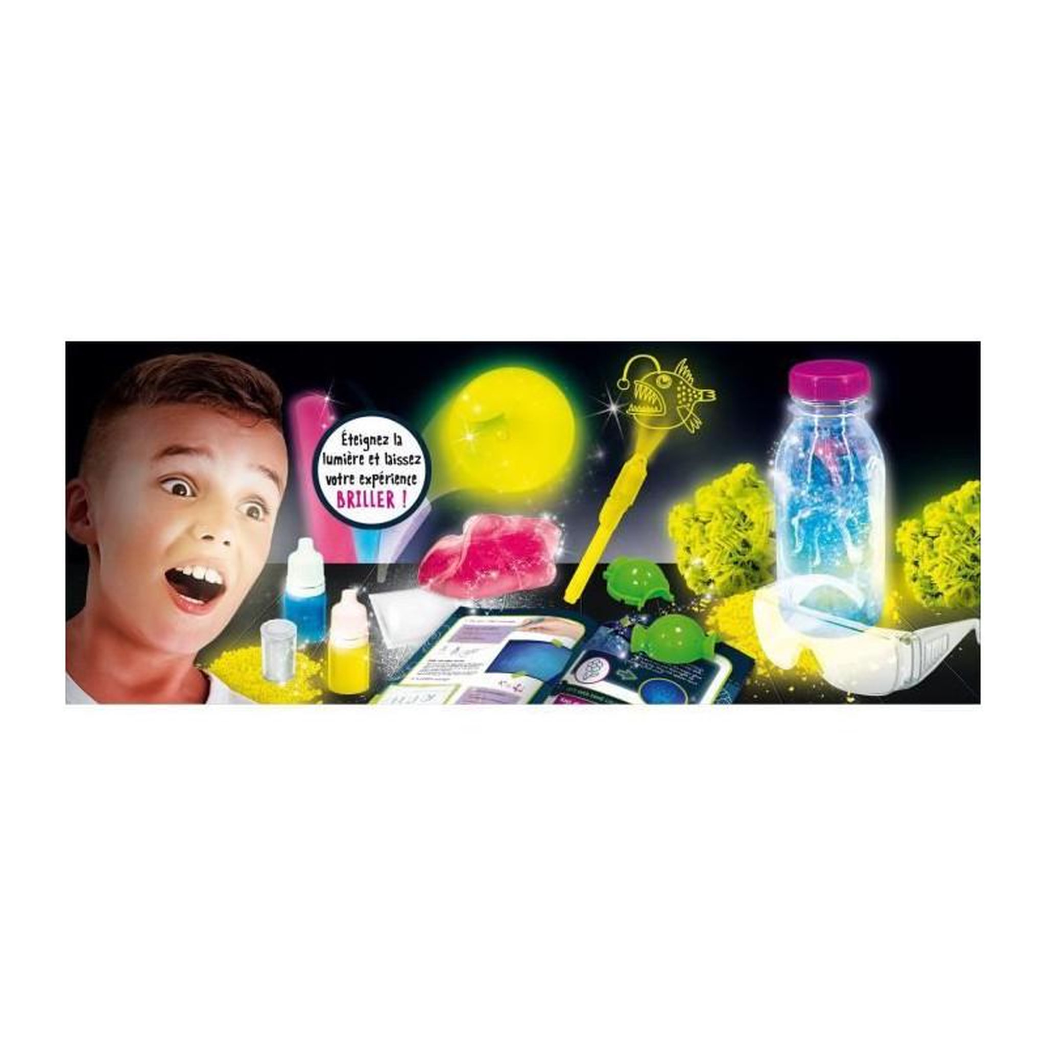 Voir la diapositive 3 : LISCIANI GIOCHI Génius Science - jeu scientifique - la science phosphorescente - LISCIANI