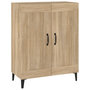 Voir la diapositive 2 : VIDAXL Buffet Chene sonoma 69,5x34x90 cm Bois d'ingenierie