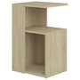 Voir la diapositive 2 : VIDAXL Table d'appoint Chene sonoma 36x30x56 cm Bois d'ingenierie